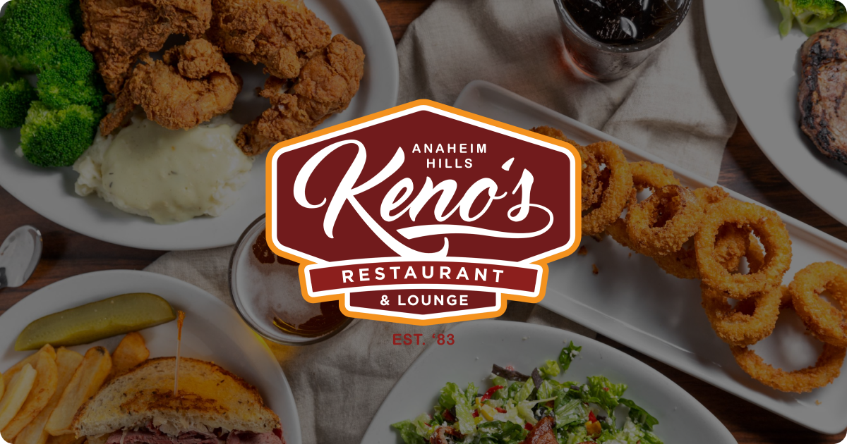 Kenos Menu Entertainment & Events | Keno's Restaurant